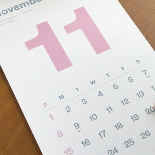2027 Palette Wall Calendar