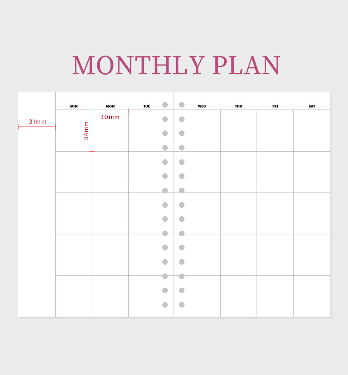 Storage Weekly Planner Ver.2 [6 Months]