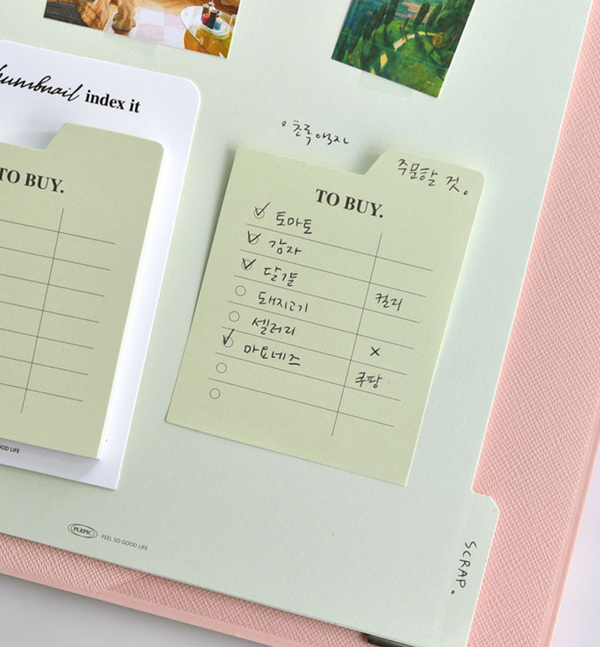 Sticky Note With Thumbnail Thumbnail Index Sticky Note