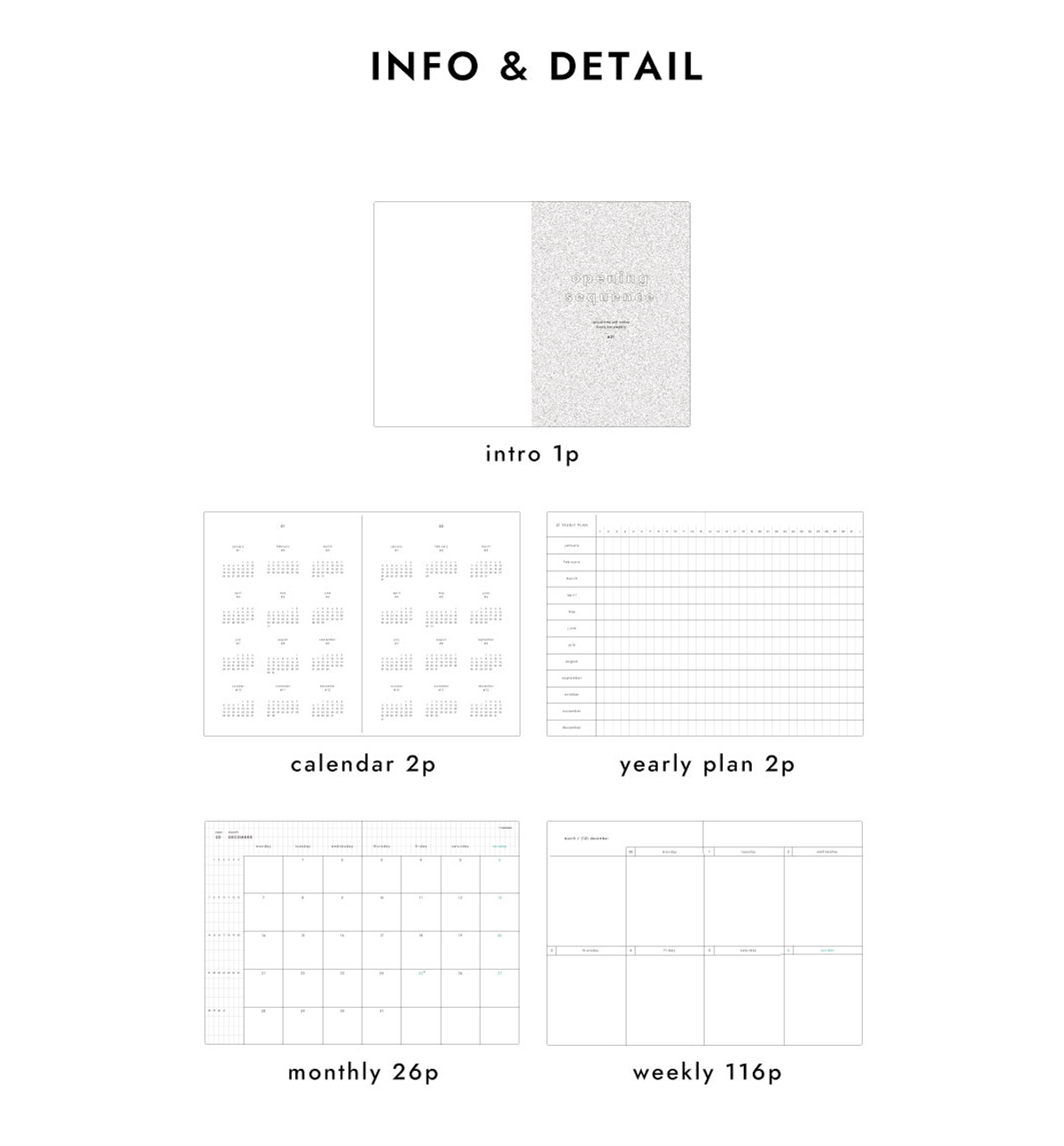 2024 Opening Sequence Weekly Planner