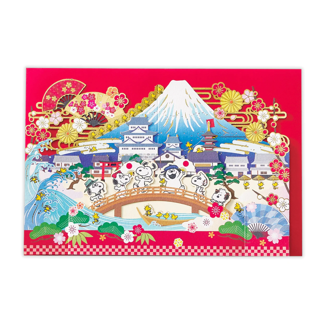 [JAPAN] Snoopy Hello Nippon 3D Card