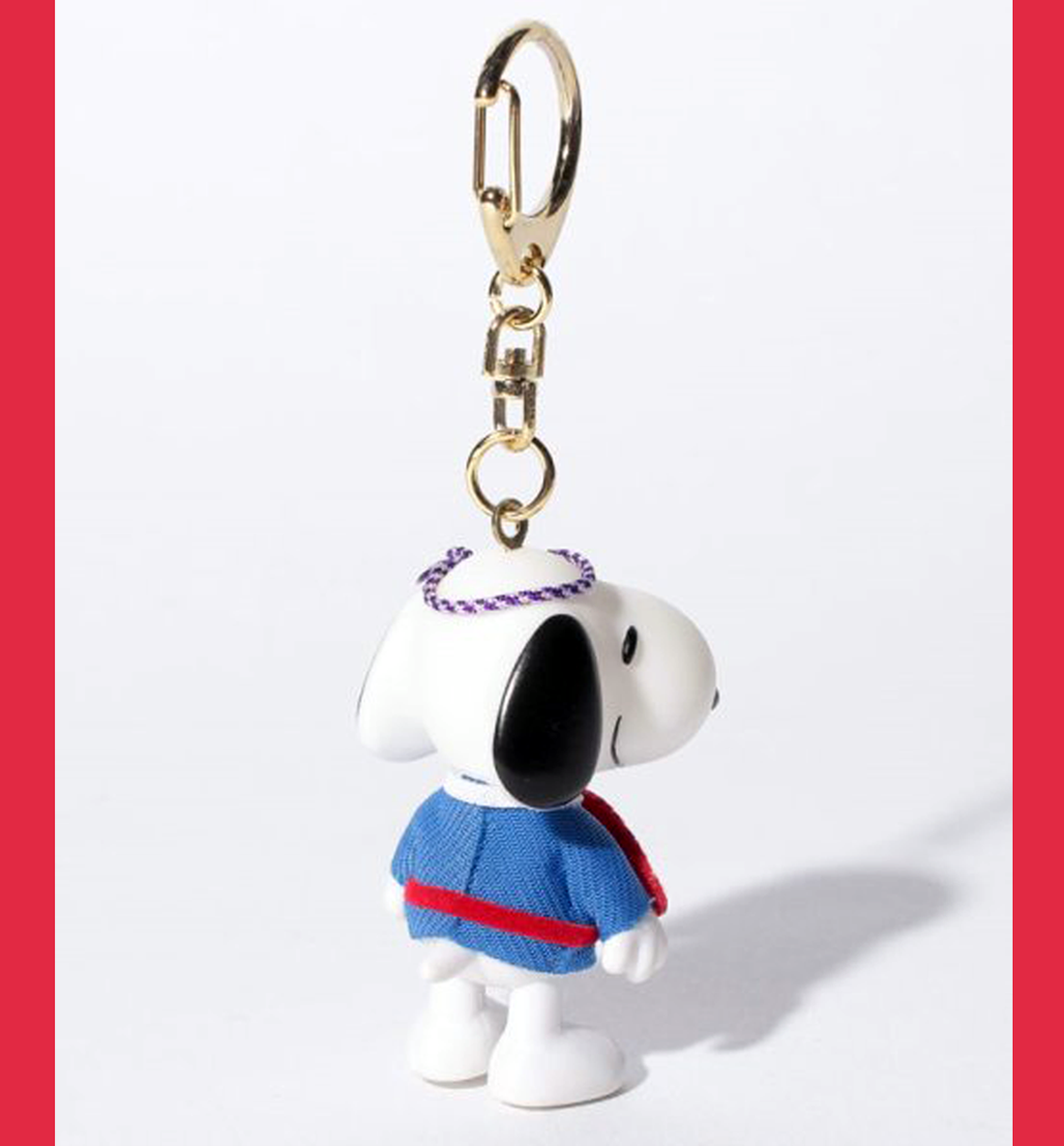 [JAPAN] Peanuts Costume Snoopy Keyring [Sushi Master-Limited Edition]