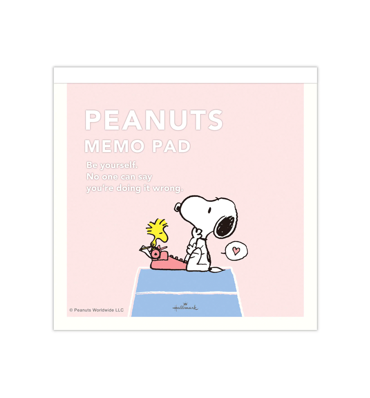 Peanuts Snoopy Be Yourself Memopad [Pink]