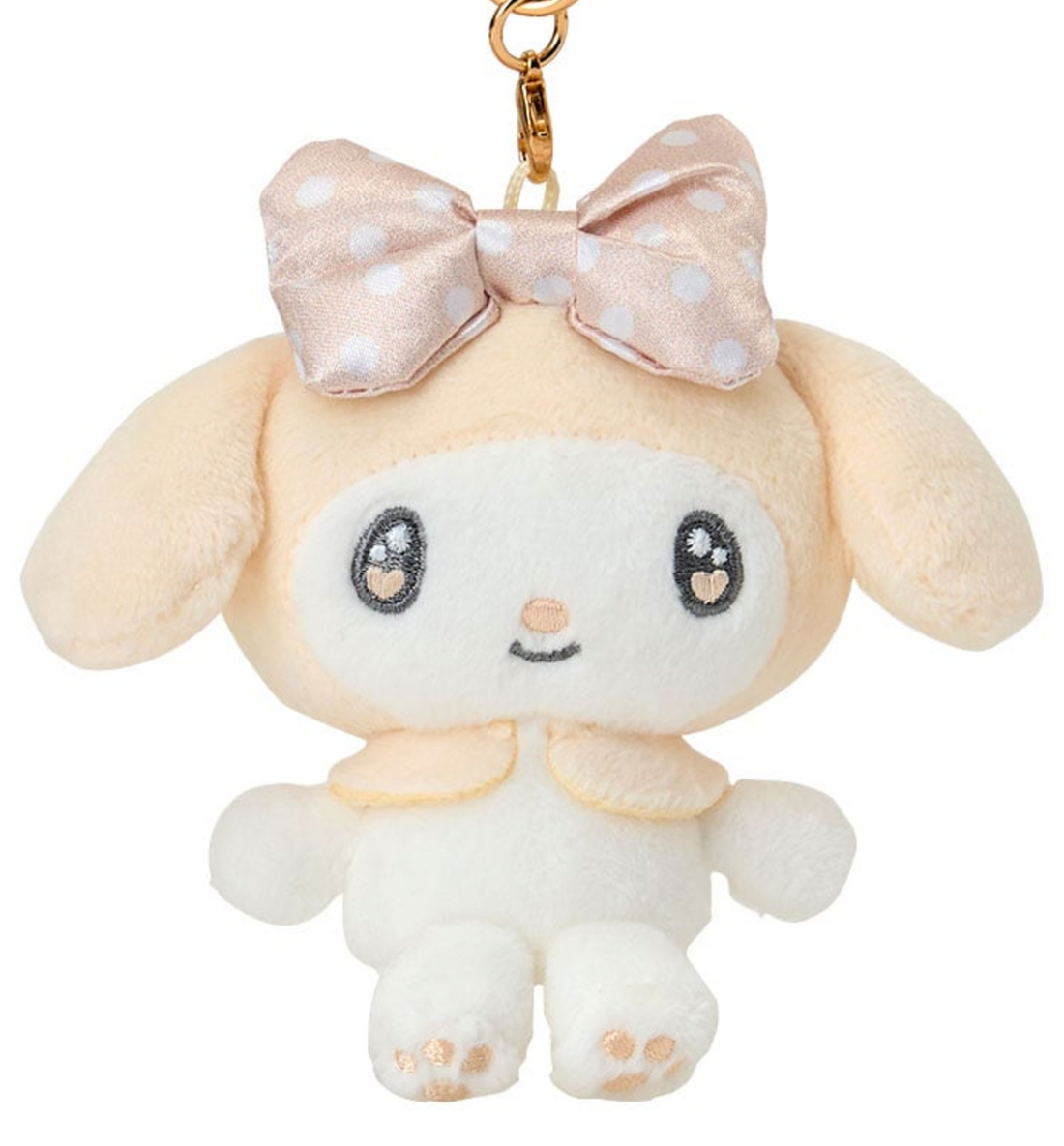 [JAPAN] Sanrio Character My Melody Mascot Keyring [White]