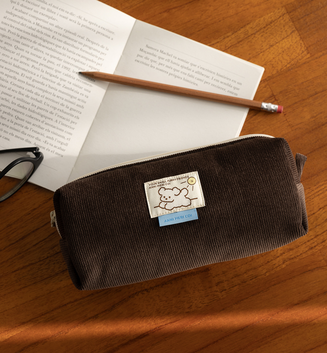 Coi Corduroy Pencil Pouch