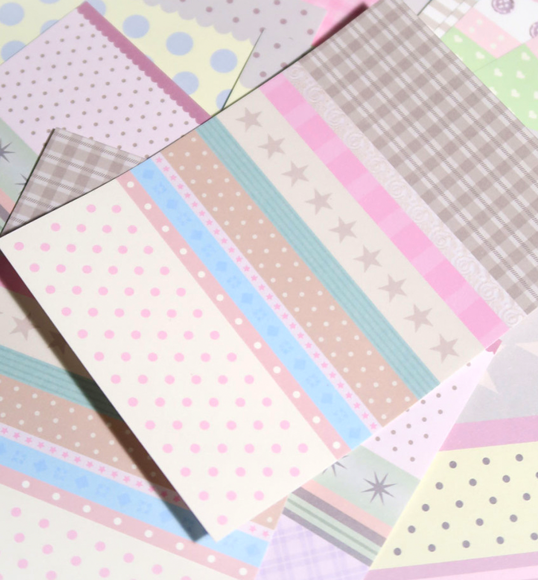 Pattern Junk Paper Sticker Set
