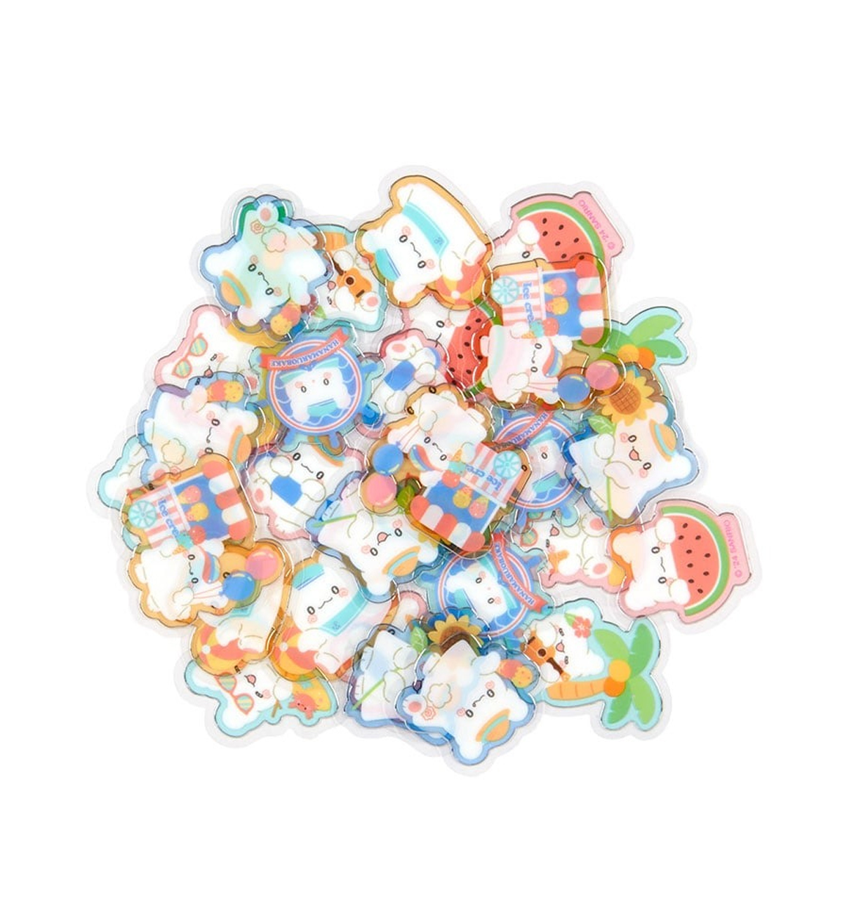 Sanrio Summer Clear Stickers [Hanamaruobake]