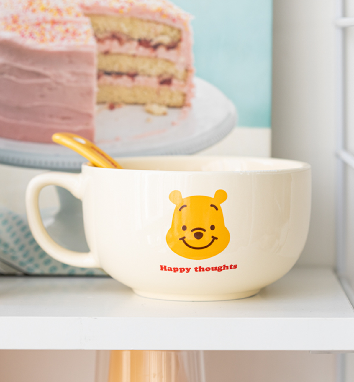 Winnie The Pooh Cereal Bowl + Spoon Set