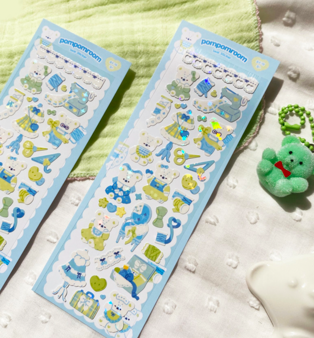 Teddy's Dressing Room Hologram Seal Sticker