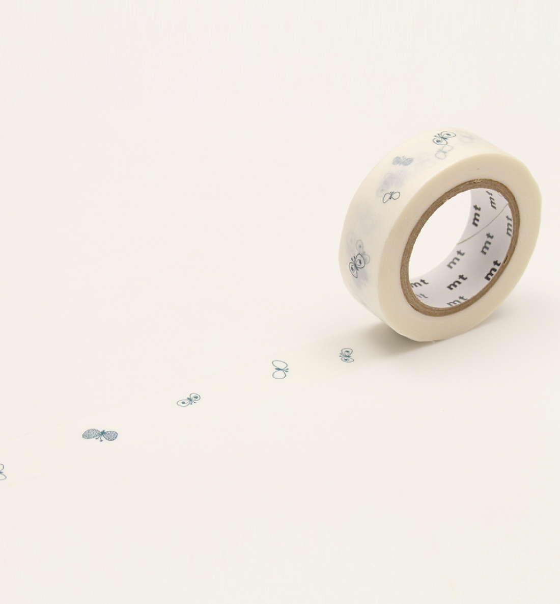 Mt × Mina Choucho Logo Washi Tape [Navy]
