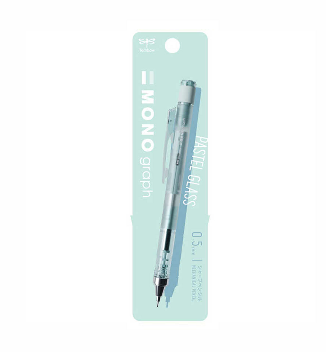 Tombow Mono Graph Pastel Glass 0.5mm Mechanical Pencil [Glass Blue]