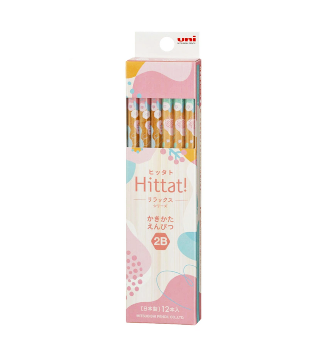 Mitsubishi Pencil Uni Hittat 2B [Relaxing Pink]