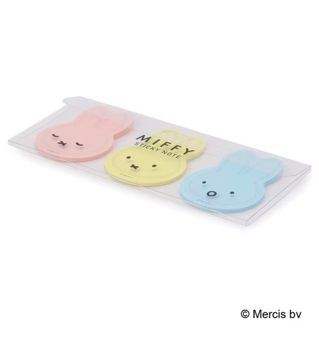 Miffy Clear Case with Die-Cut Sticky Notes [Pastel]