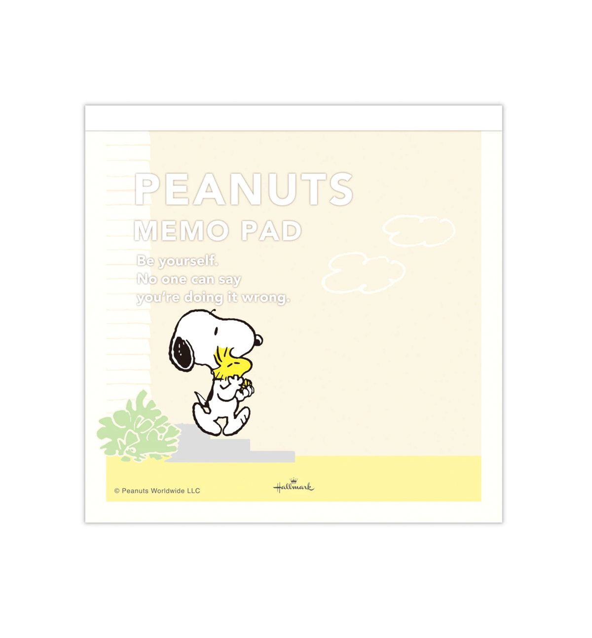 Peanuts Snoopy Be Yourself Memopad [Yellow]