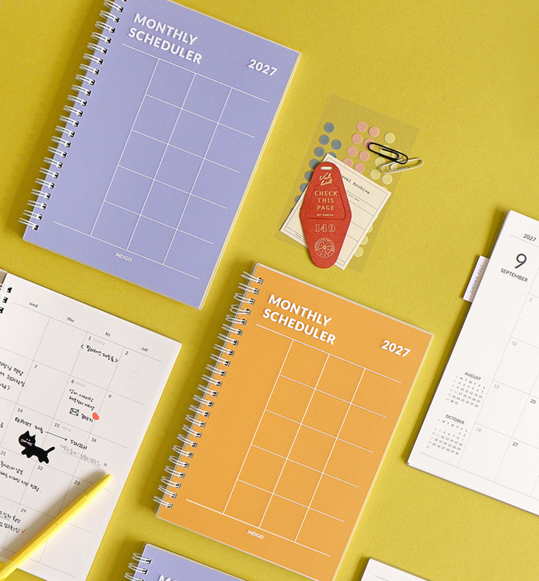 2027 Basic A5 Monthly Work Planner