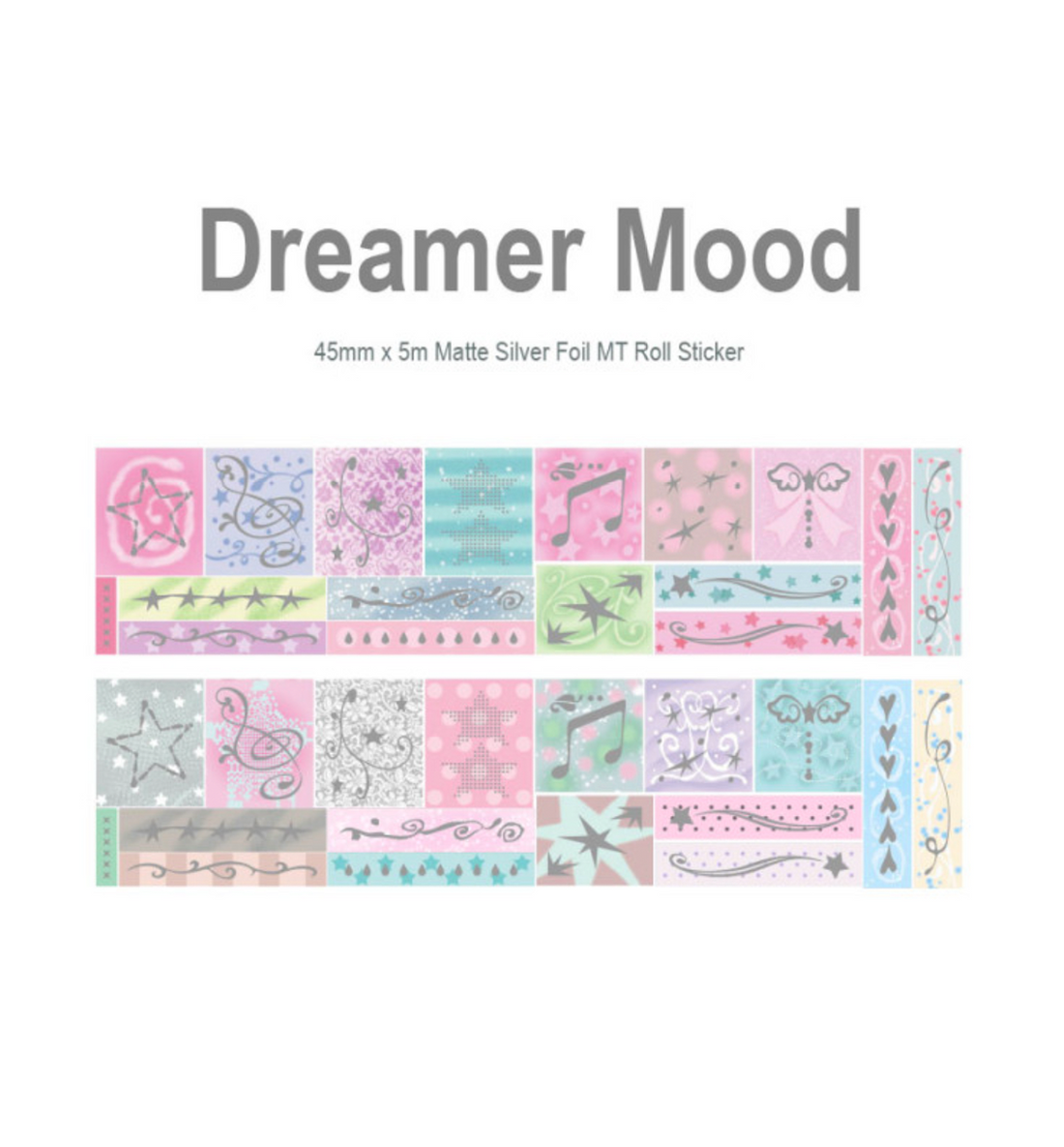 Dreamer Mood Kiss Cut Washi Tape