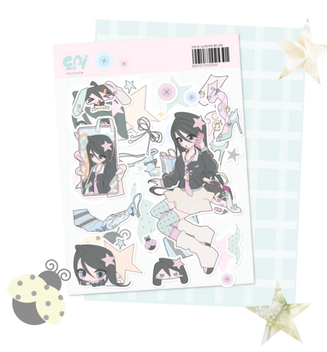 Girl's Exploration Journal #1 Seal Sticker [Mint]