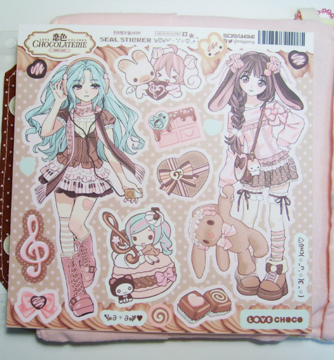 Mint Chocolate PinkSeal Sticker