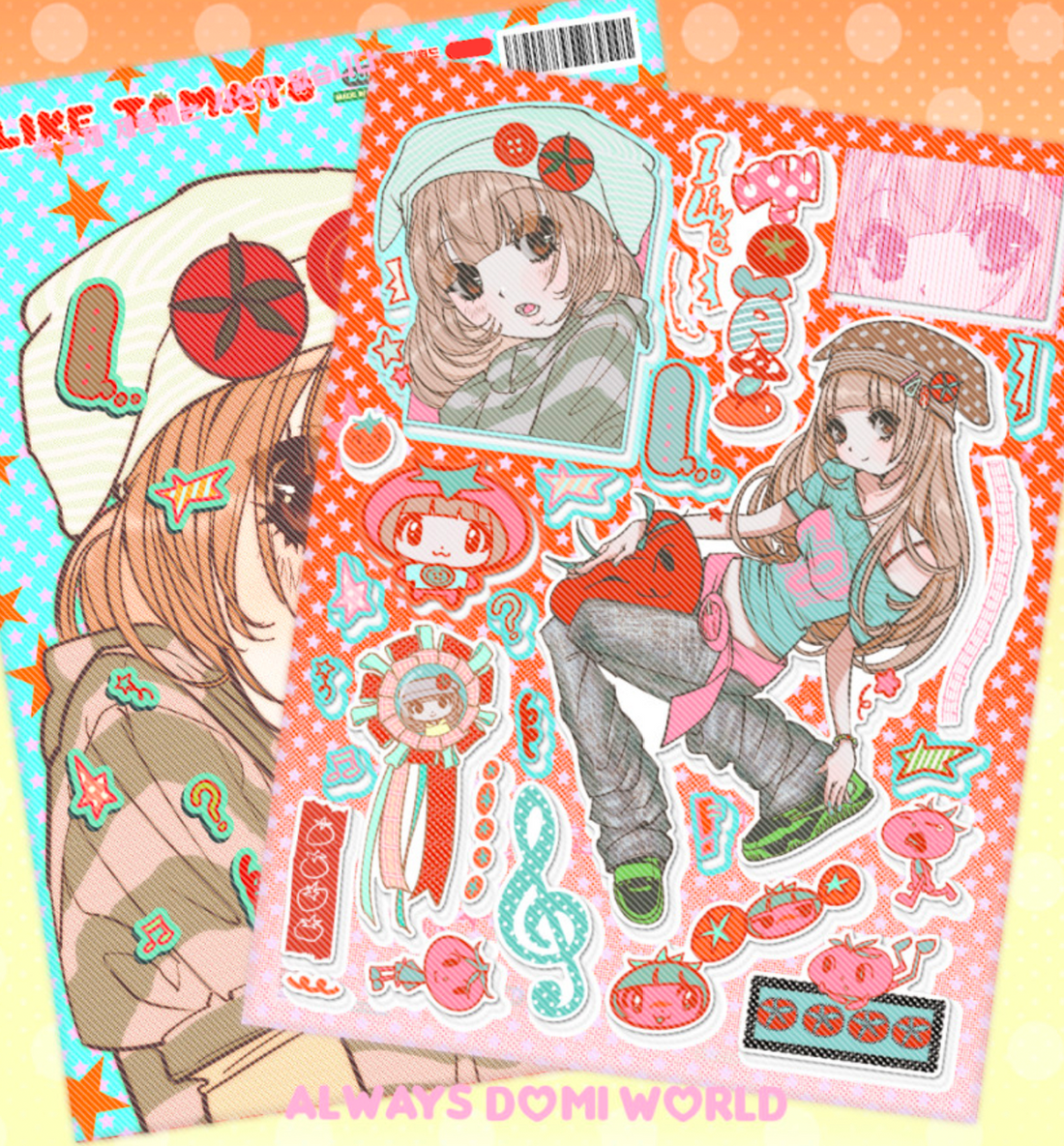 Domi World I Like Tomato Sticker