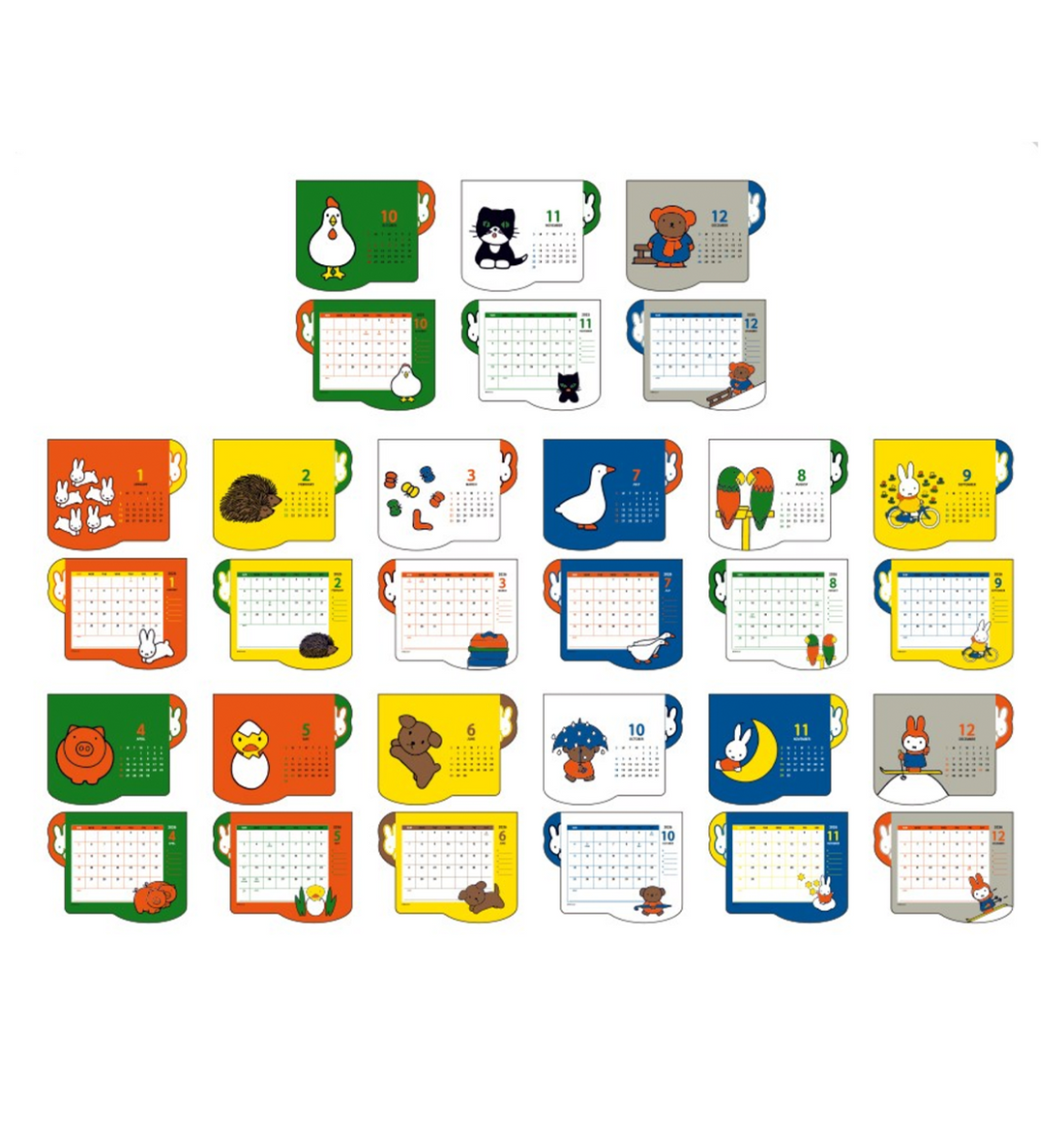 2026 Miffy Desk Calendar