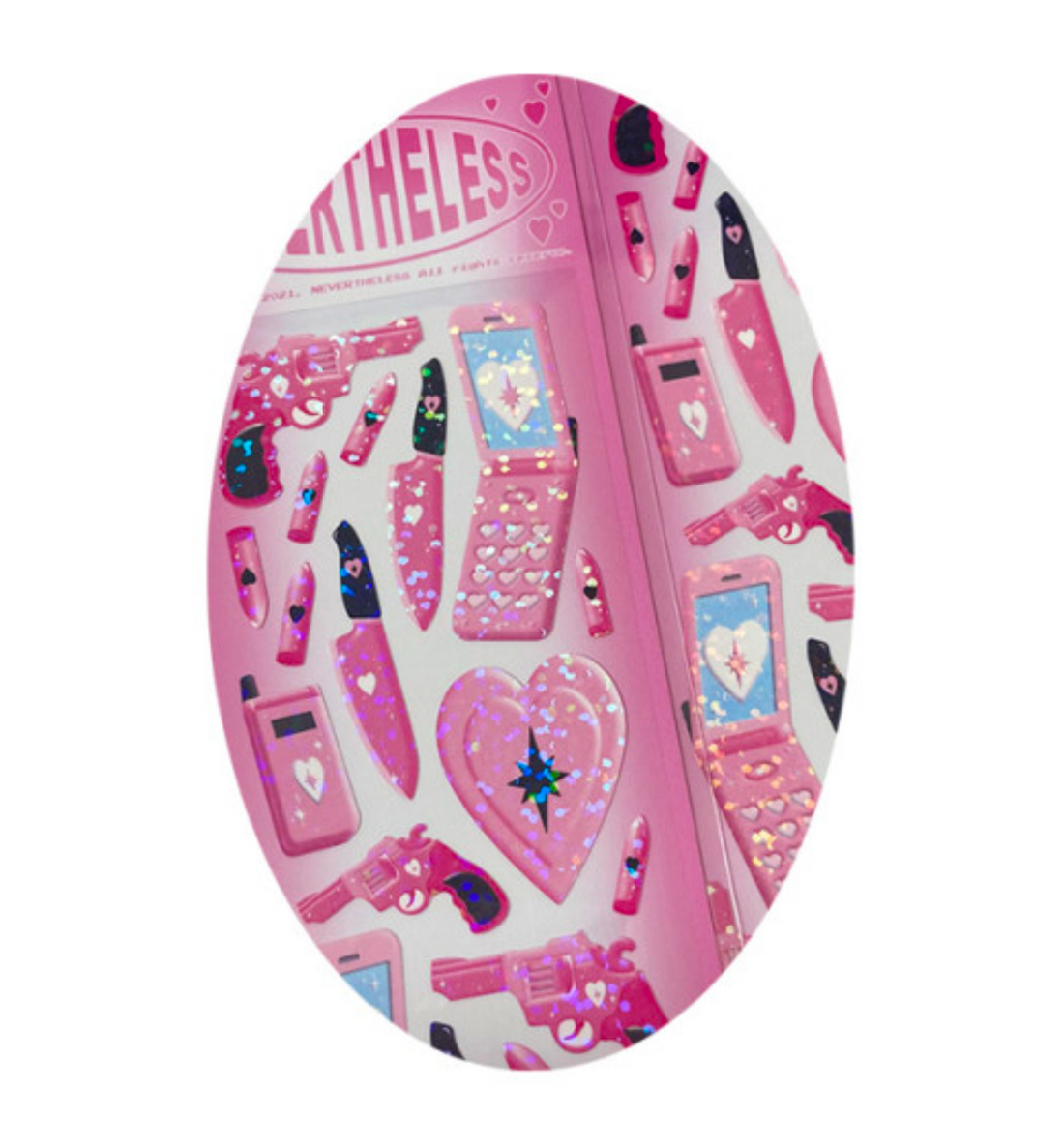 007 Pink Seal Sticker