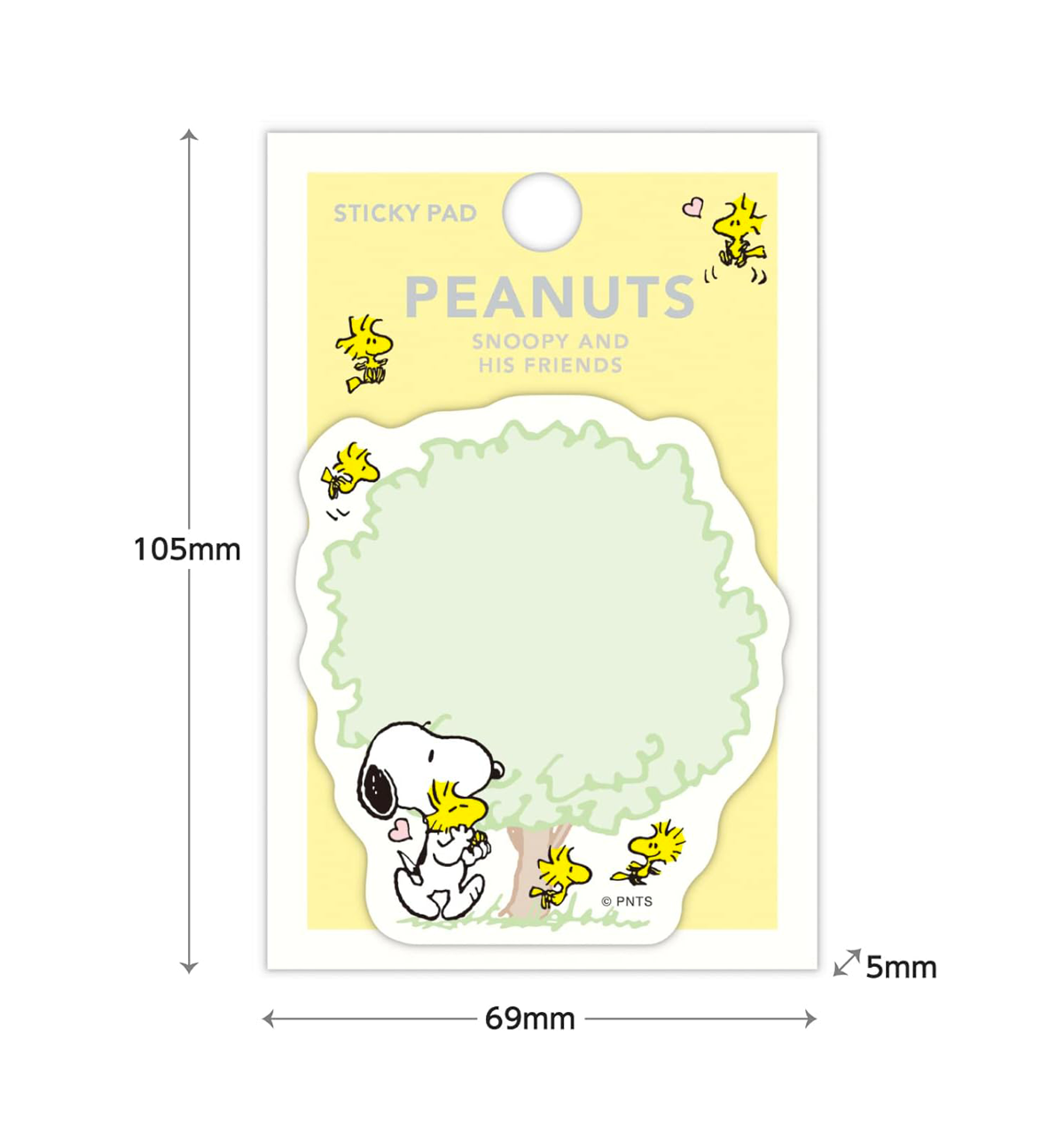 Peanuts Snoopy Sticky Notes [Woodstock/Yellow]