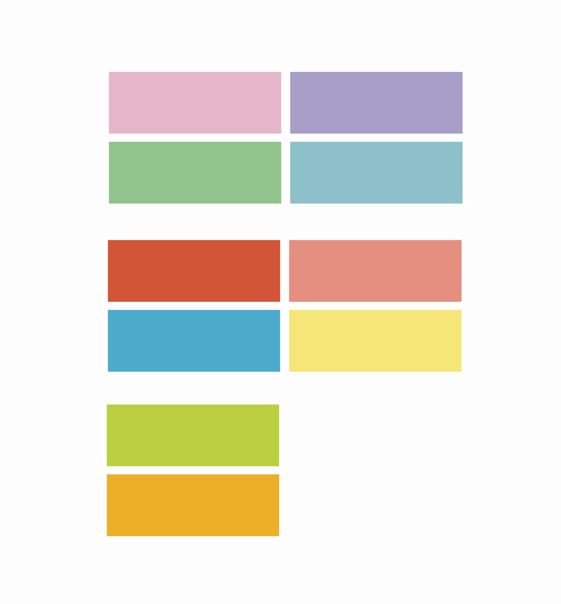 Mt Bright Color Washi Tape Set Ver. 2 [10 Washi Tapes]