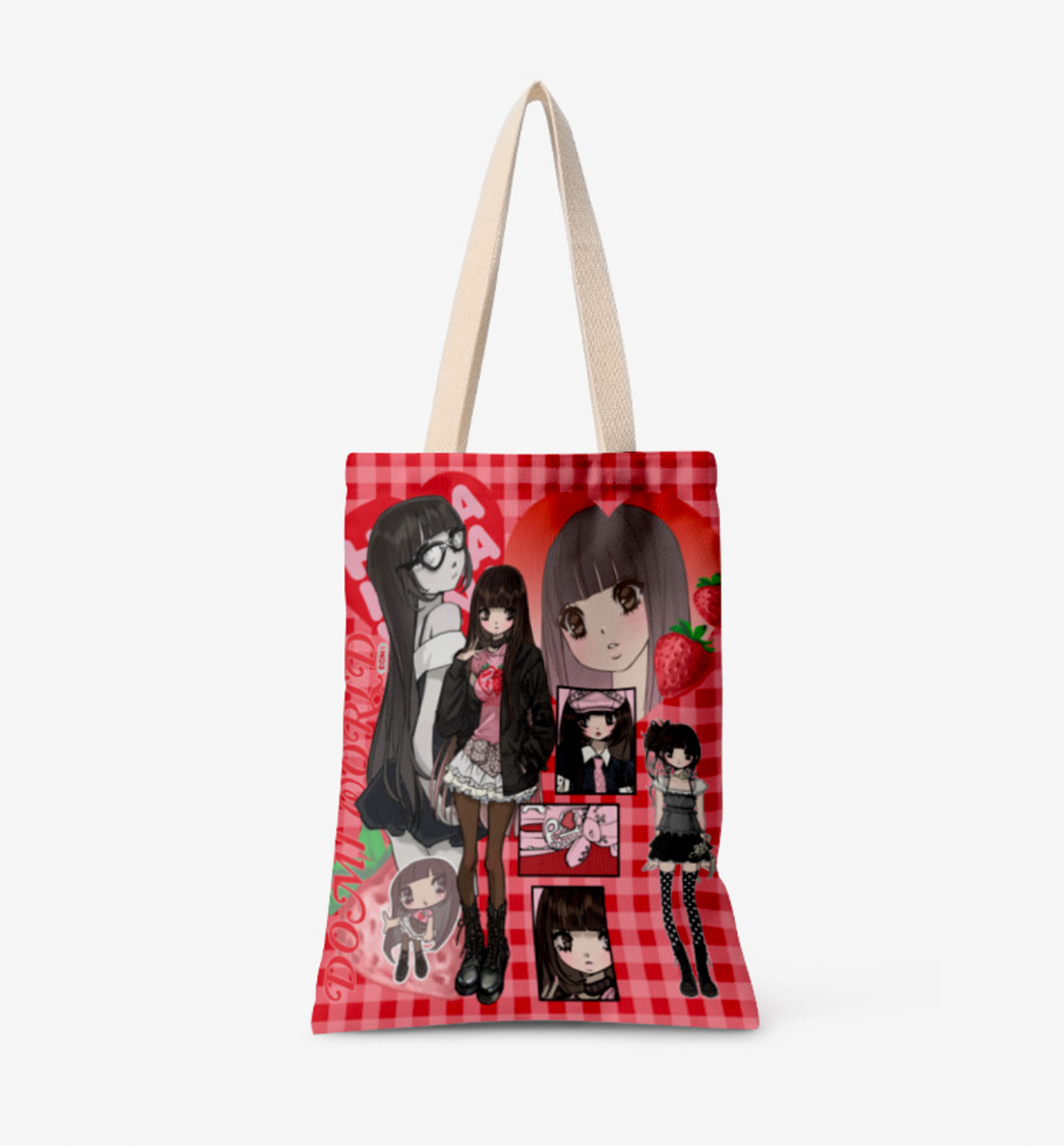 Domi World Eco Bag [Hana Gingham Check]