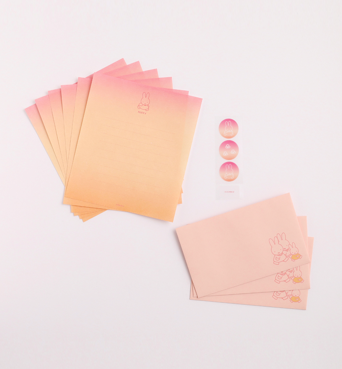 [JAPAN] Miffy Letters & Envelopes Set [Miffy Walking]