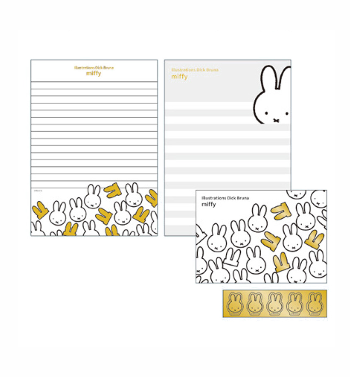 Miffy Golden Letter Set [White]