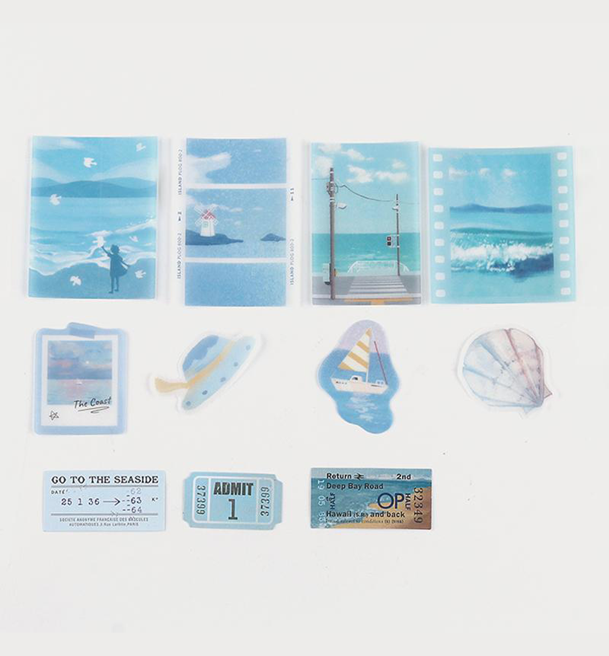 Seaside Seal Sticker [Tracing Paper]