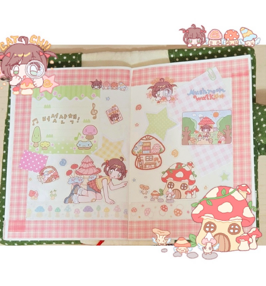 Mushroom Walk Seal Sticker
