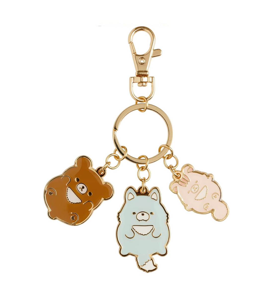 Rilakkuma Everyone's Full and Satisfied Keyring