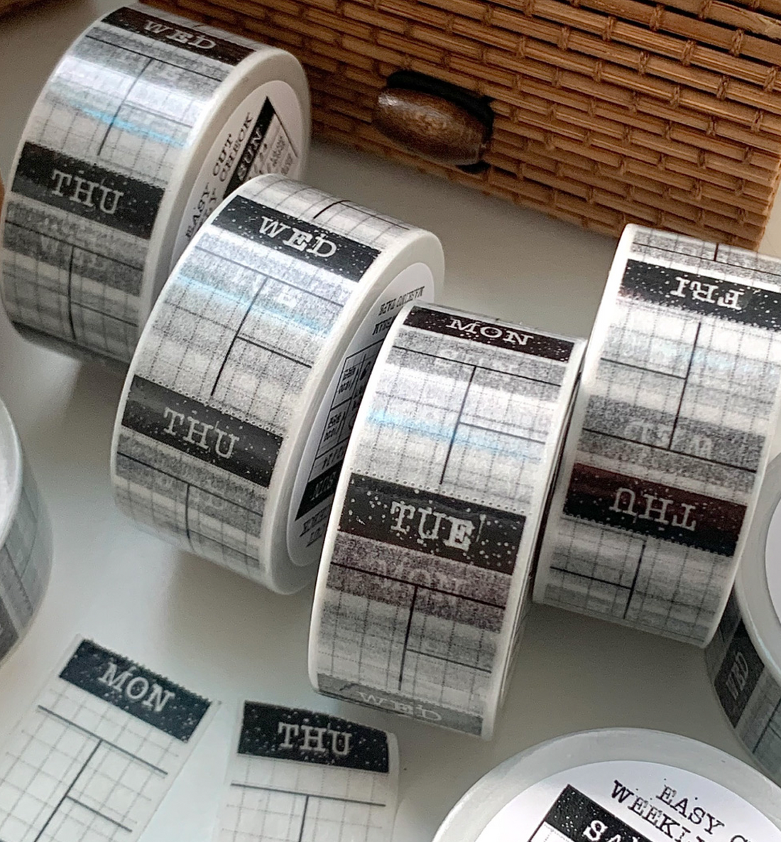 Weekly Easy Cut Washi Tape