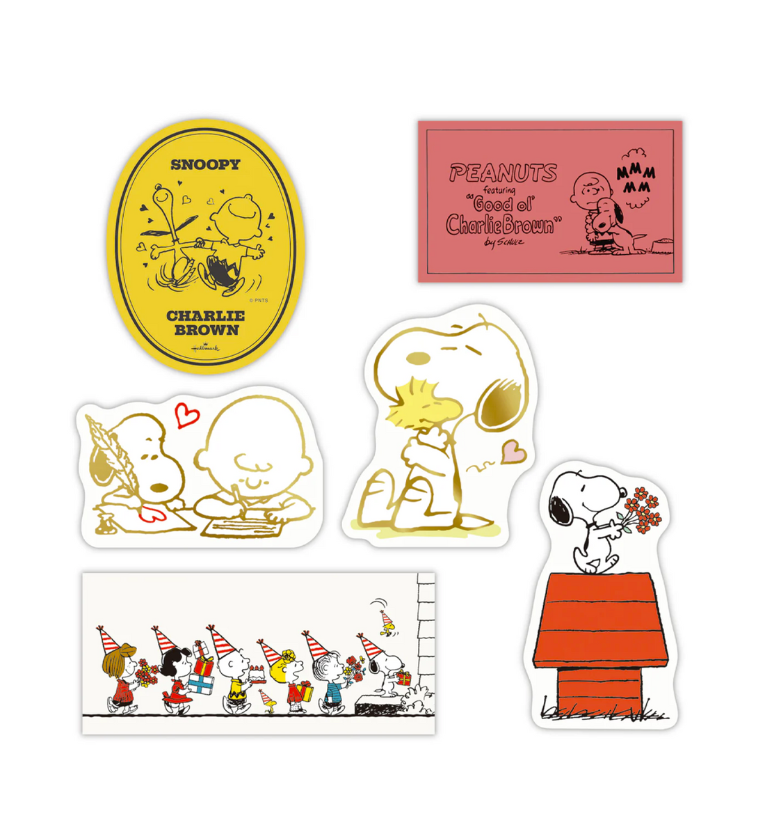[JAPAN] Peanuts Snoopy & Friends Flake Mini Cards