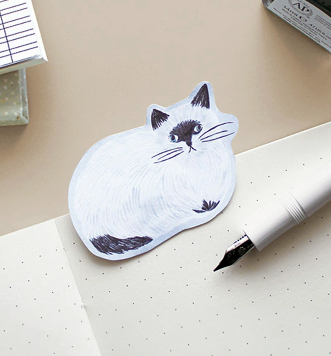 Miyuki Matsuo Cats Sticky Note