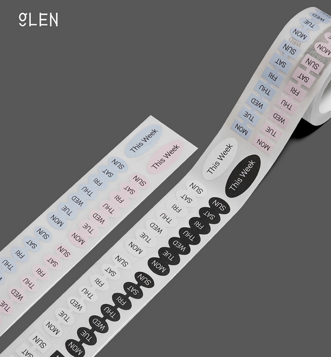 My Week Kiss Cut Washi Tape