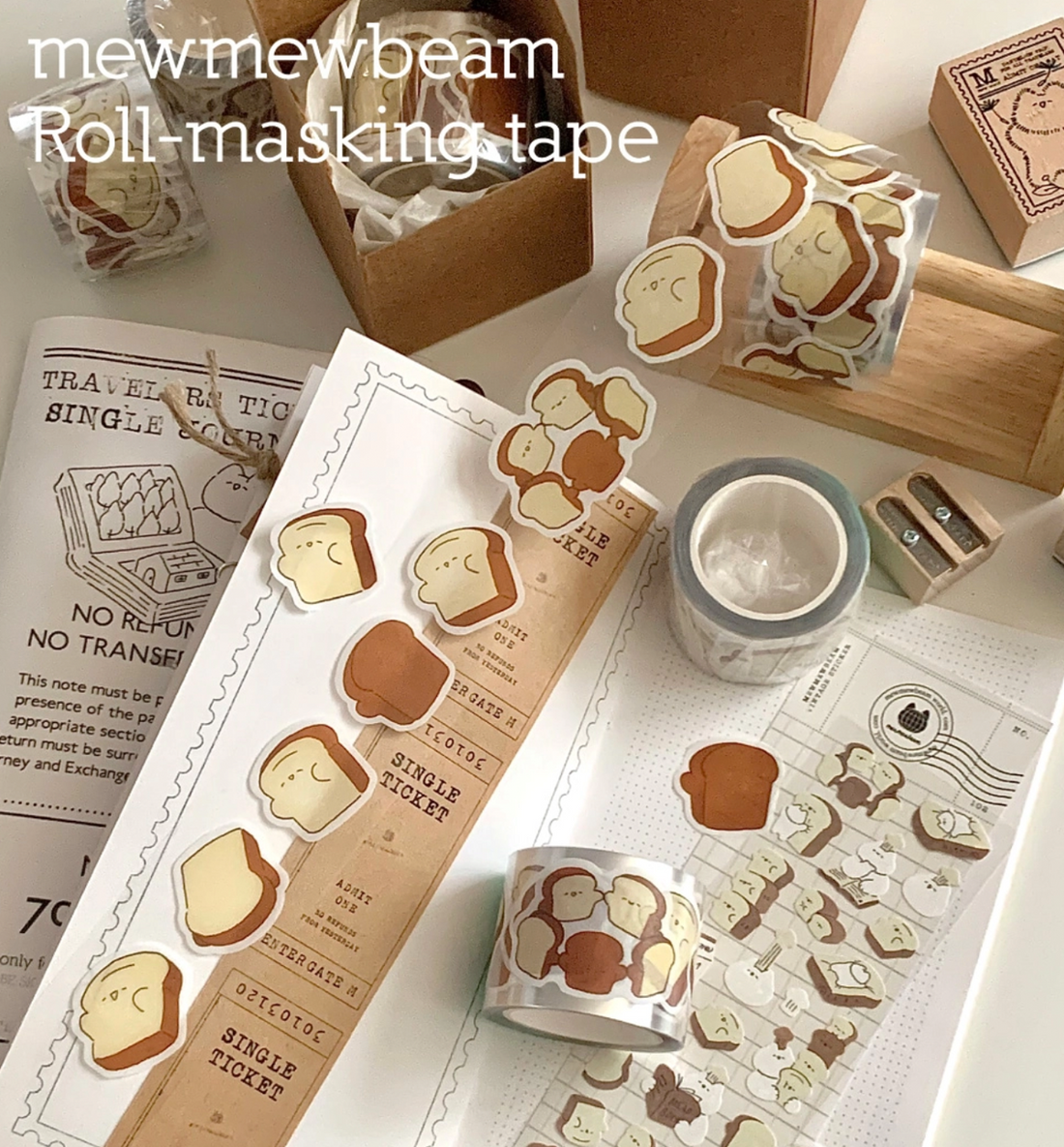 The Bread State Of Mind Kiss Cut Washi Tape