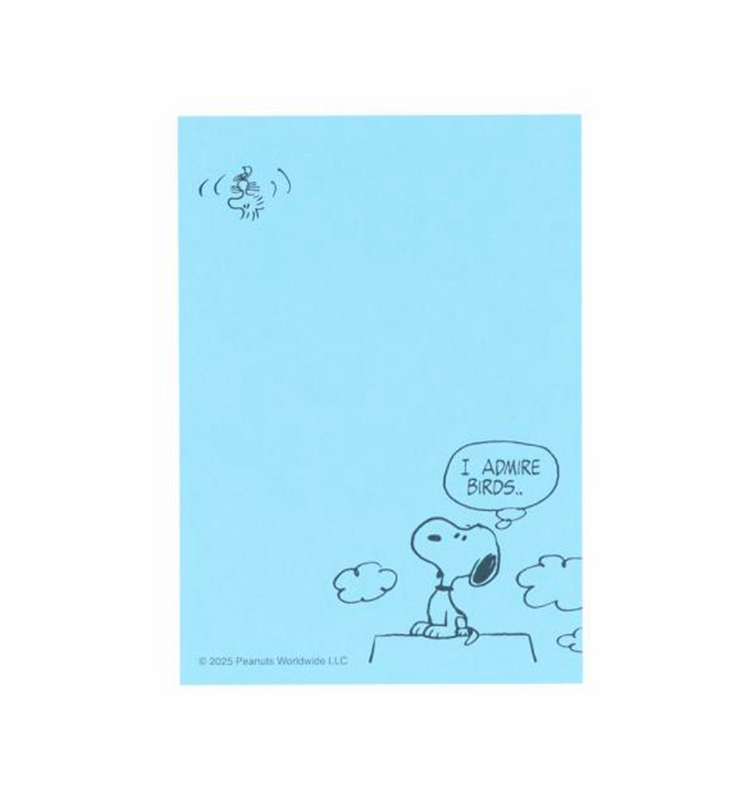 [JAPAN] Peanuts Snoopy Mini Memopad [Blue]