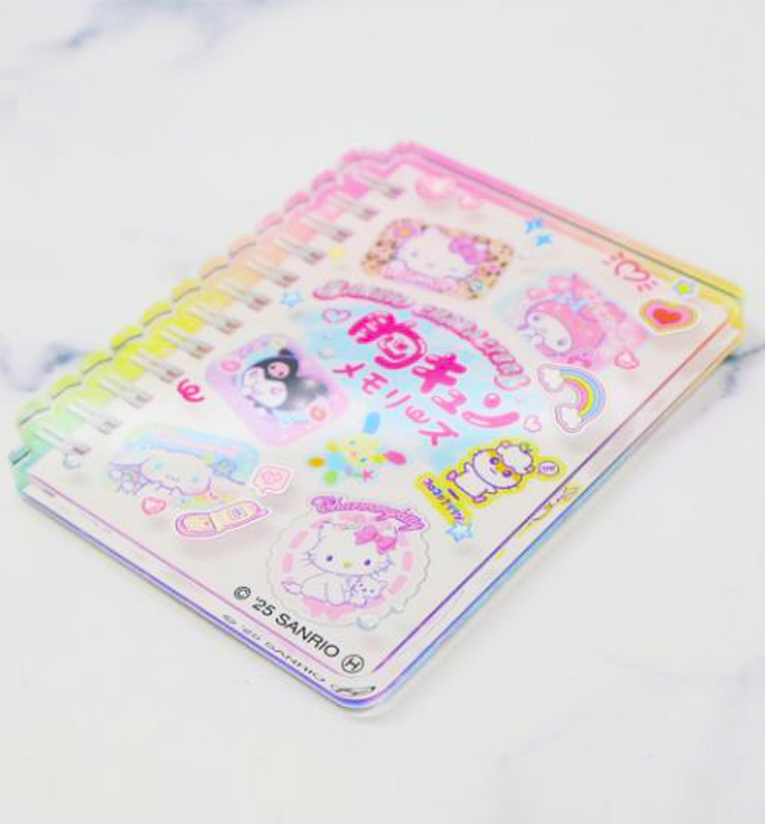 [JAPAN] Sanrio Sanri Characters Acrylic Magnet [Heart Pounding Memories Heisei]