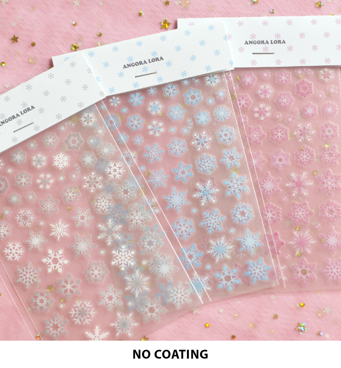 Snowflake Transparent Seal Sticker