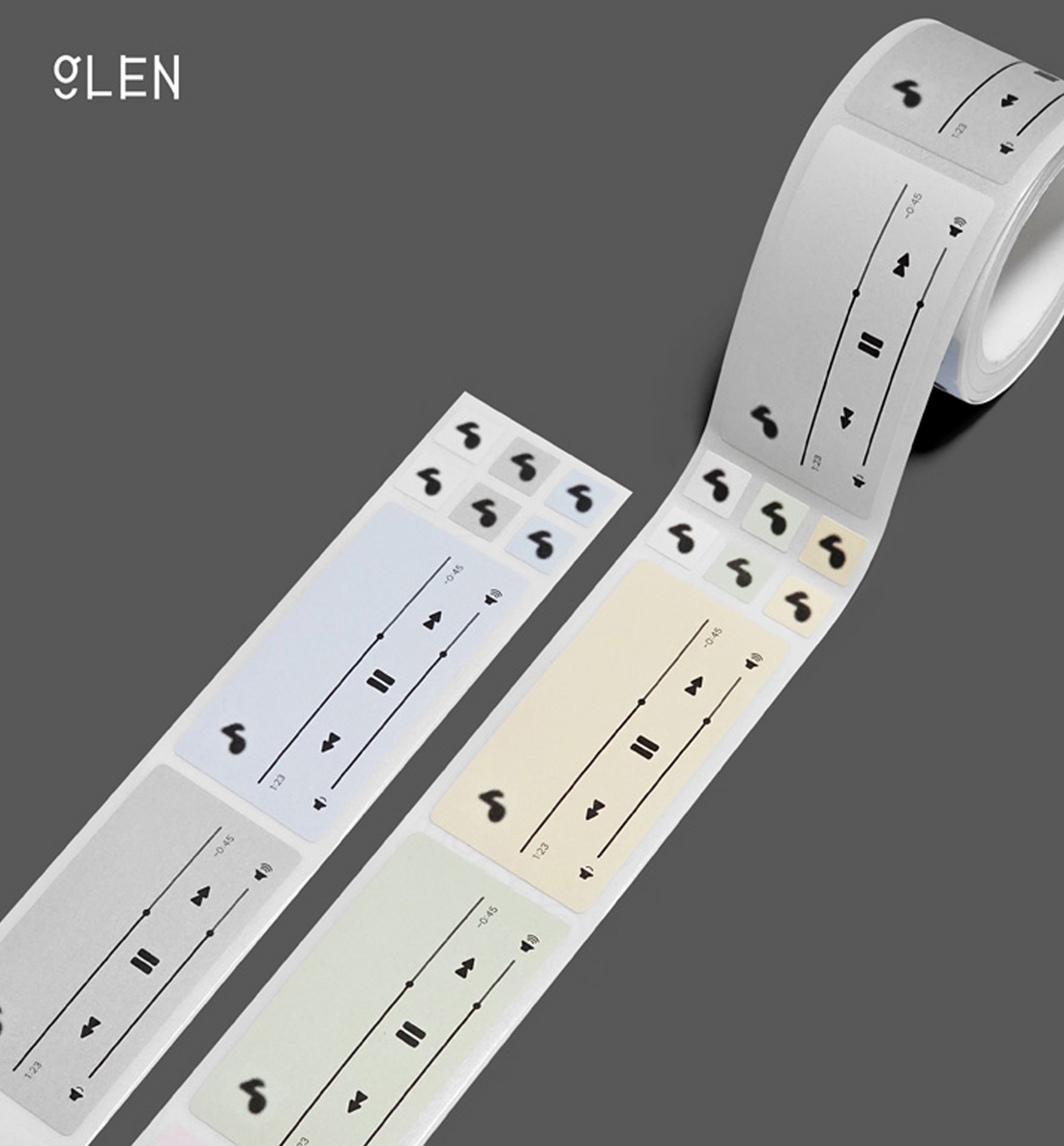 My Playlist Kiss Cut Washi Tape