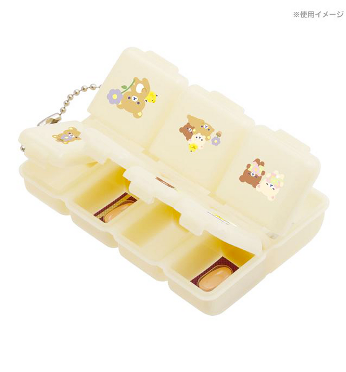 Rilakkuma Mini Medicine Case [Flower]