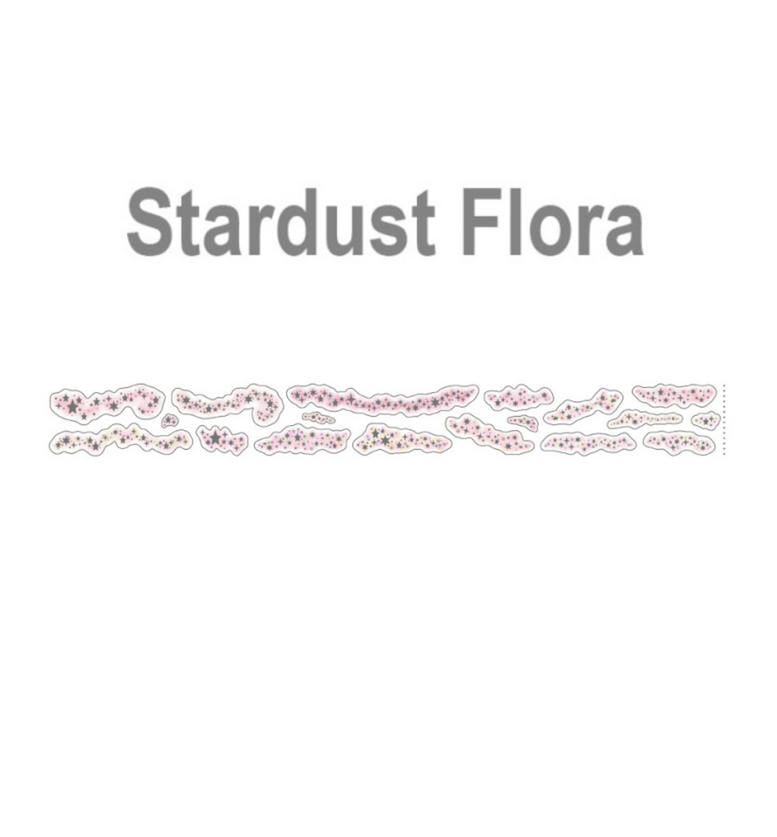 Stardust Flora Kiss Cut Washi Tape
