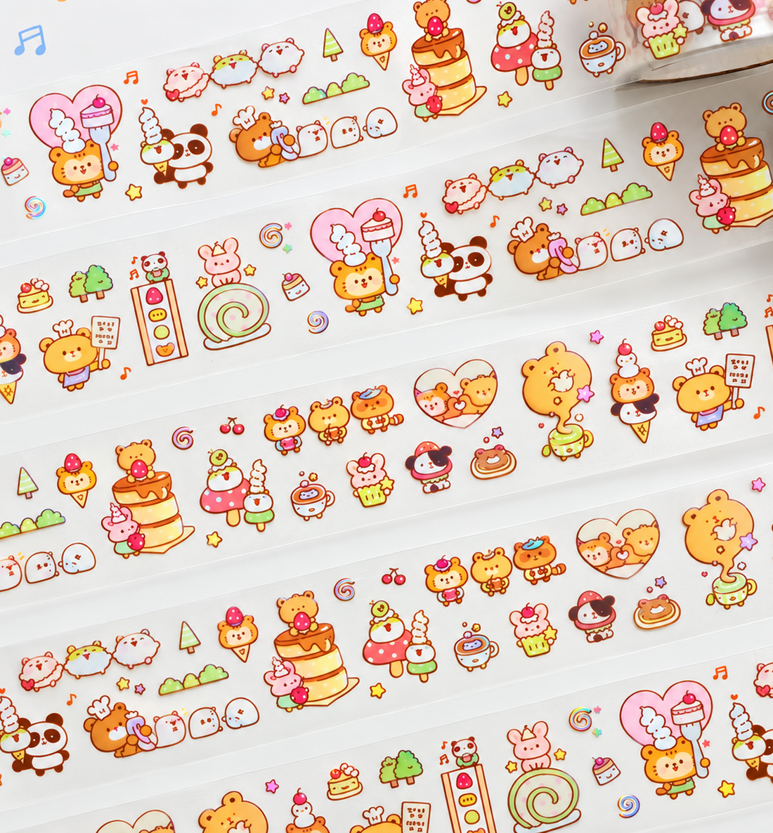 Cozy Café Kiss Cut Washi Tape