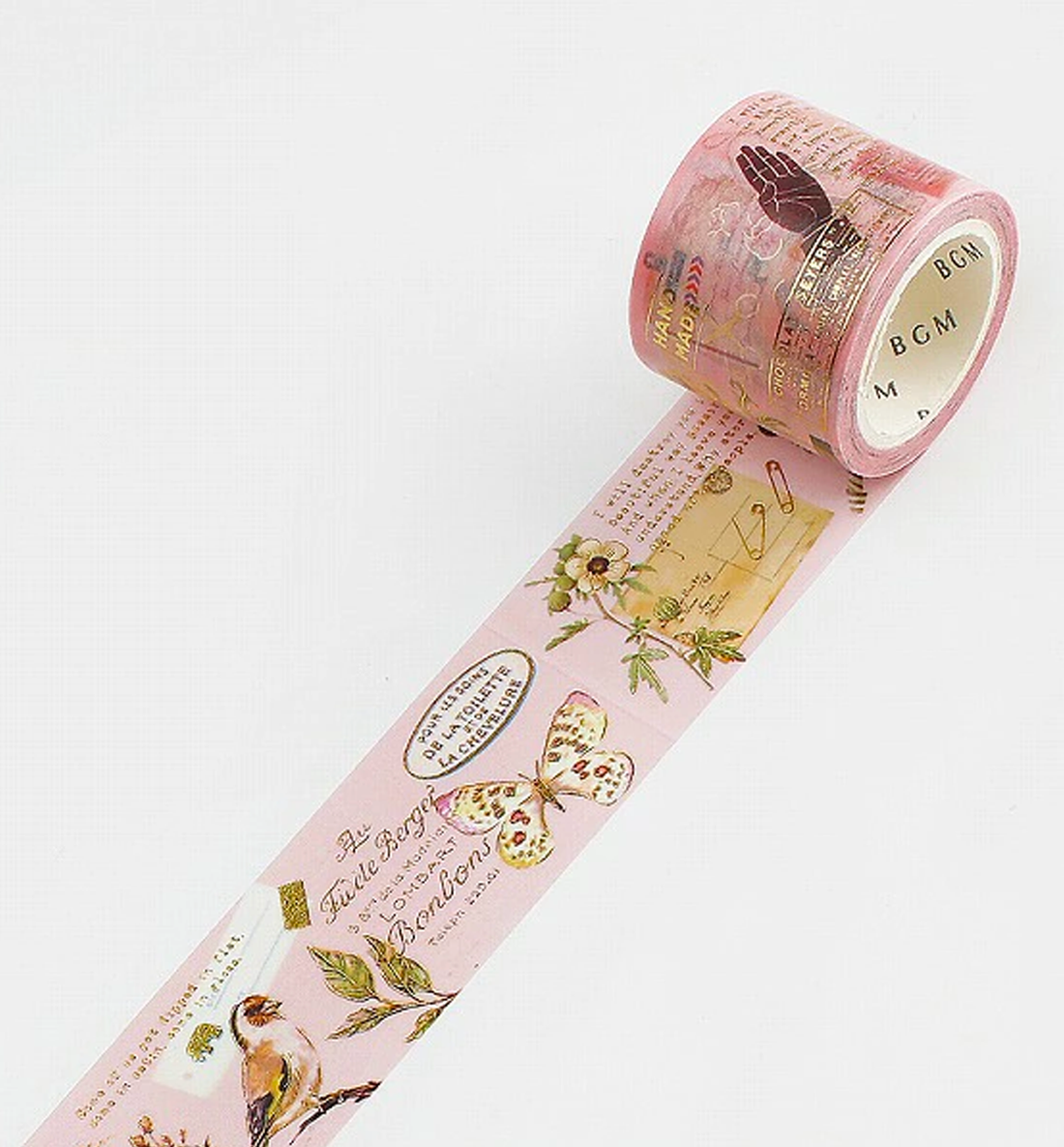 Poem Items Washi Tape [Foil Stamping]