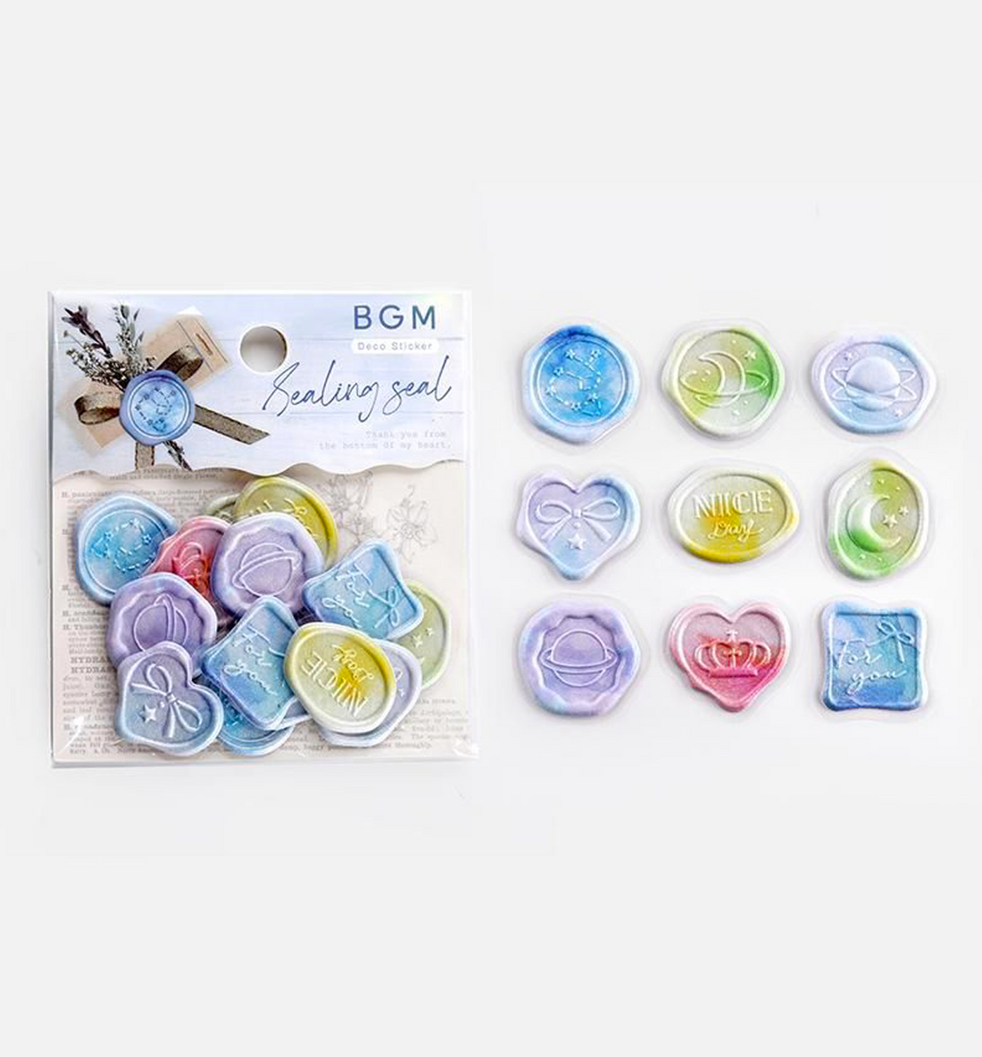 Starry Night Sealing Sticker