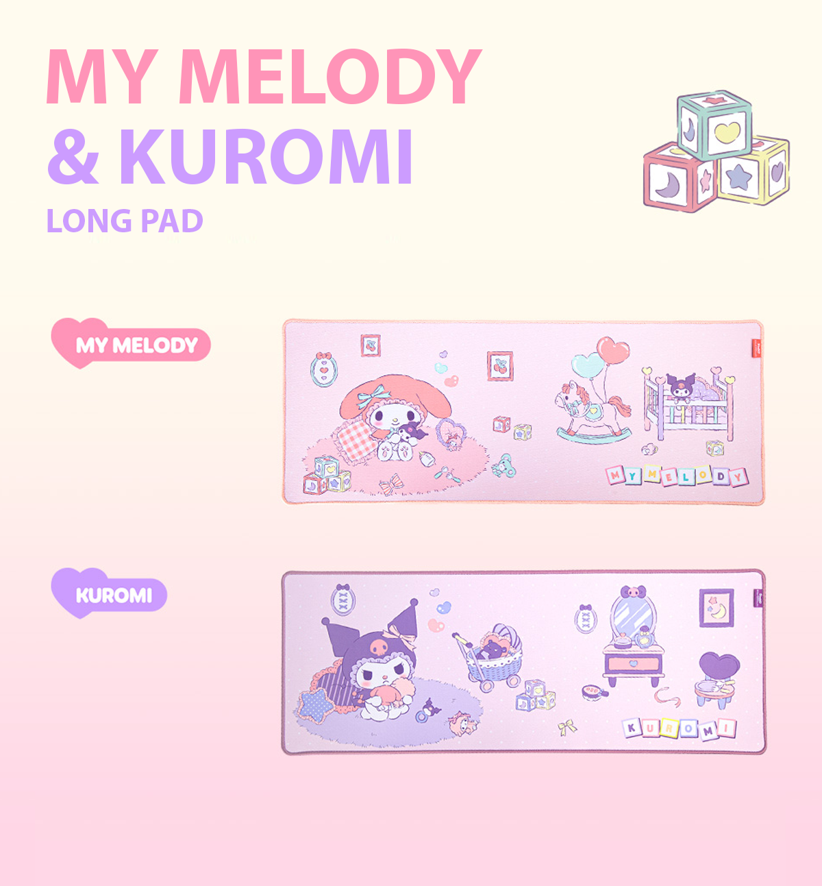 Sanrio & Kuromi Desk Pad