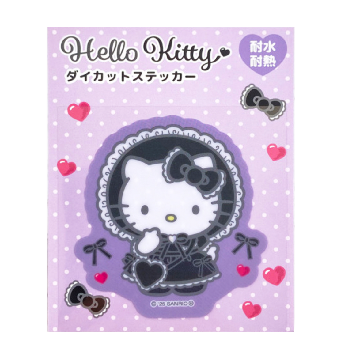 [JAPAN] Sanrio Hello Kitty Lollita Vinyl Sticker [Black]