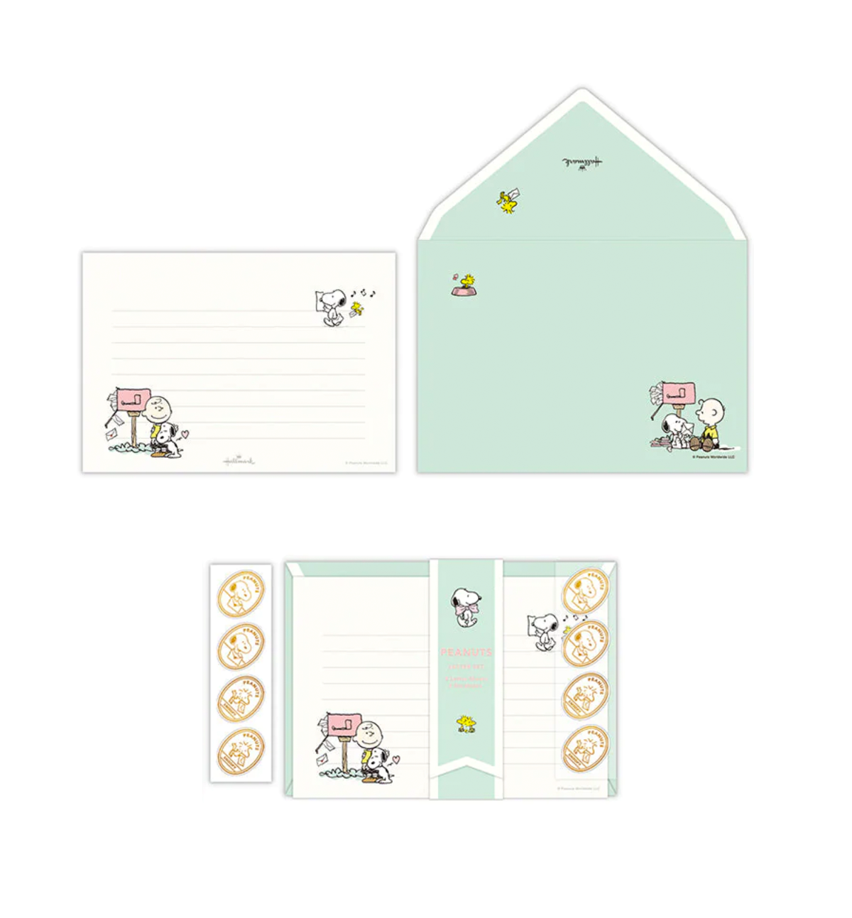 Peanuts Snoopy Be Yourself Letter Set [Mint]